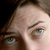 A girl looking up, thinking
