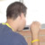 Thumb: A guy looking through a window