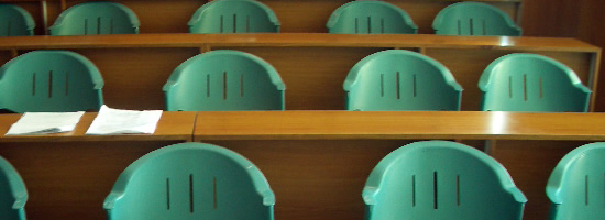 For teachers: chairs in a classroom