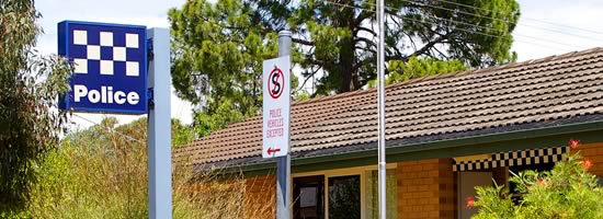 A police station in Australia